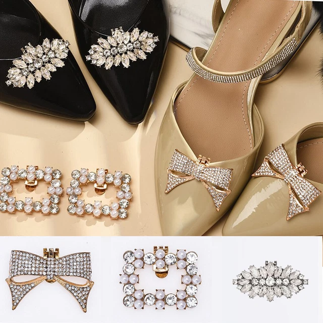 Clip Decorative Per Scarpe Con Fiocco - Accessori Eleganti Per Ballerine, Sandali E Occasioni Speciali