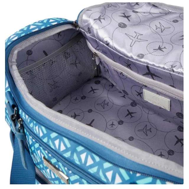 Samantha Brown To-Go Zipper Compartment Weekender Luggage Bag - Orchid Camo 3