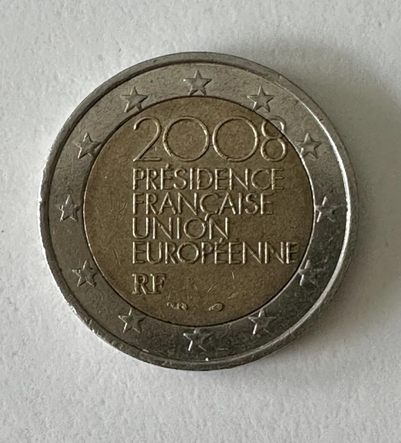 2008 Presidence Francaise 2 Euro Wert 2 EURO MÜNZE 2008 Presidence francaise EUR 250,00 - PicClick DE