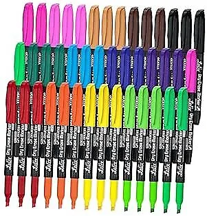 Dry Erase Markers Dry Erase Markers Chisel Tip,Dry Erase 42 Pack 14 Colors