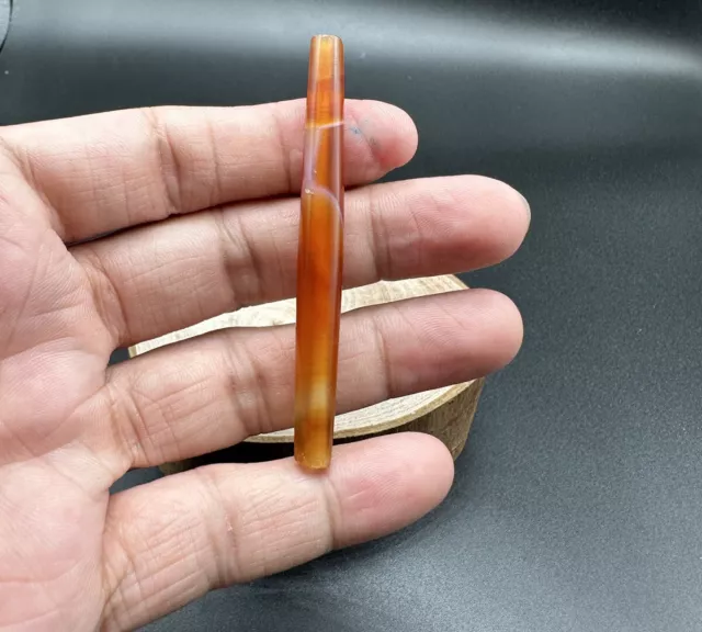 Antique Ancient Old Himalayan Indo Tibetan African AGATE Bead