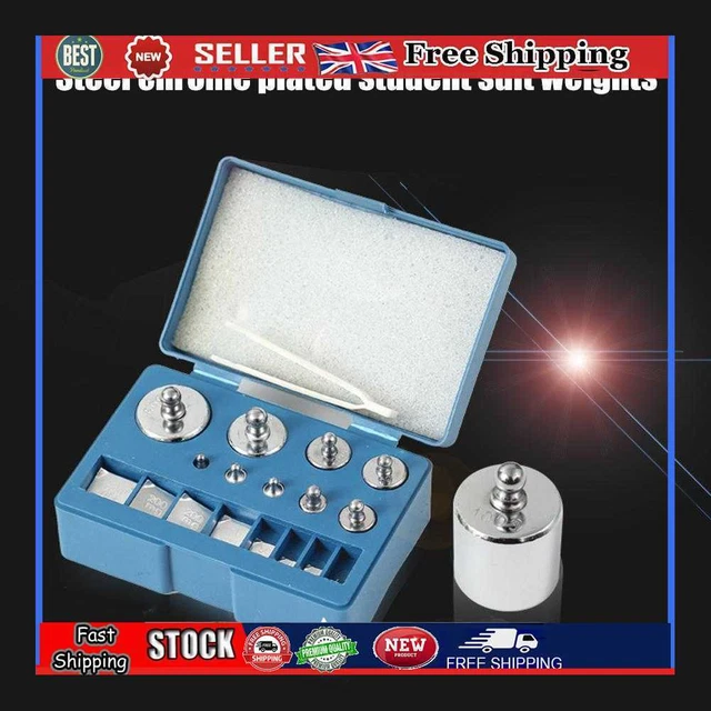 17 pz set pesi di calibrazione scala da laboratorio 10 mg-100 g strumenti di ponderazione bilancia