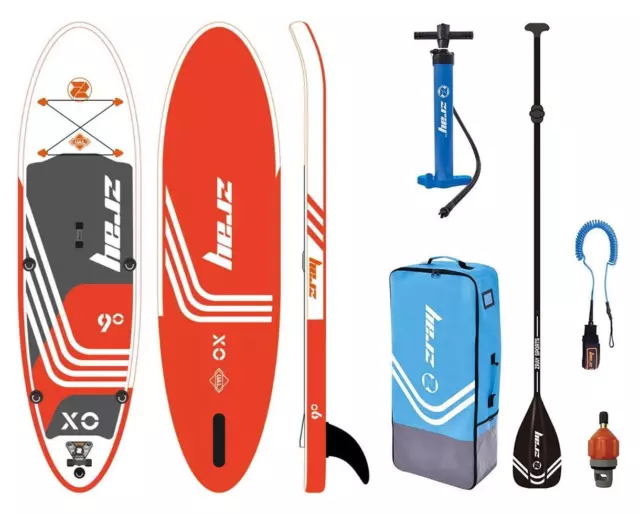 ZRAY X-RIDER YOUNG 9.0 SUP Board Stand Up Paddle Surf-Board Paddel Leash