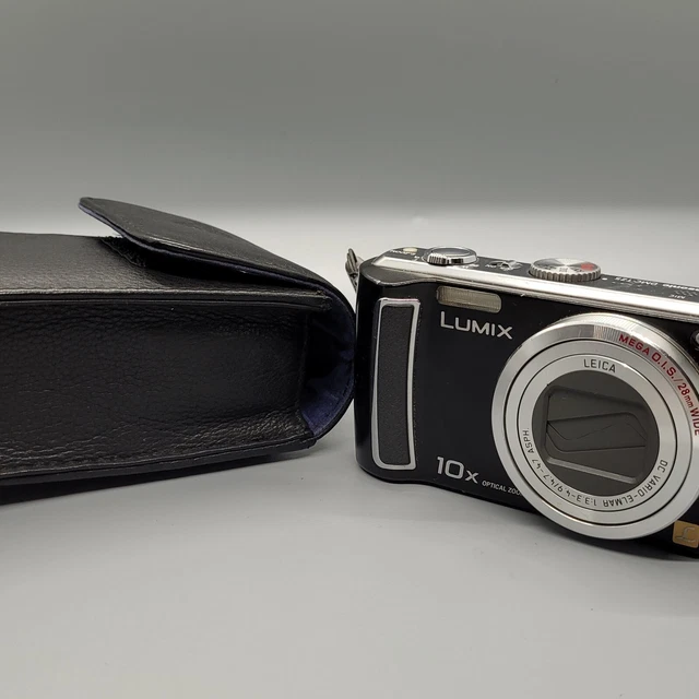 Panasonic Lumix DMC-TZ5 9.1MP Compact Digital Camera Black Tested