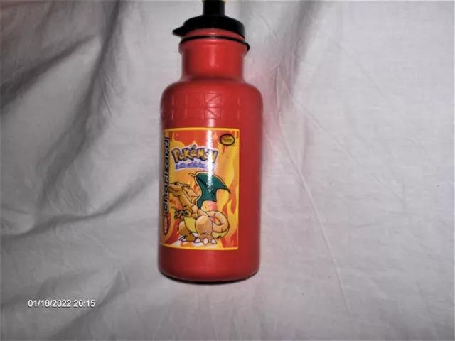 Pokemon GLURAK Trinkflasche rot GLURAK 06 Neu,Lizenzware-Rarität