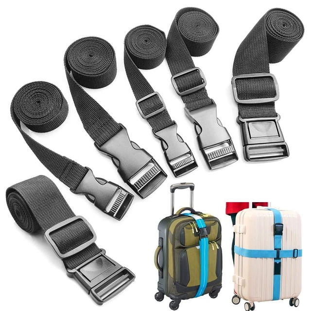 Black Durable Nylon Belt Nylon Cargo Tie Down Travel Kits  Outdoor Tool