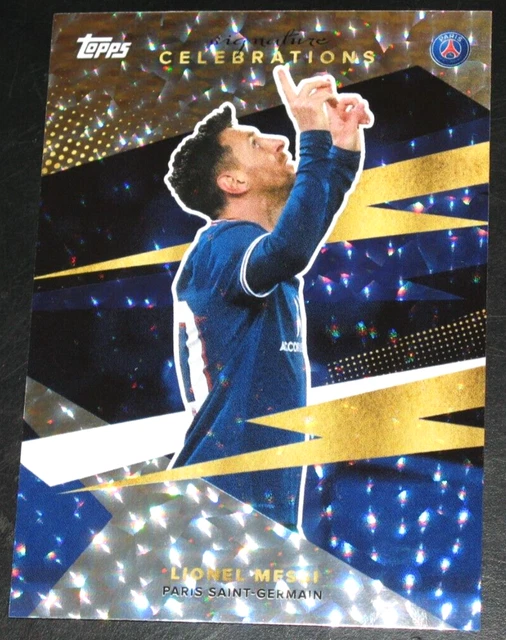 Set équipe PSG Topps 2021/22 – Carte N°18 Lionel Messi