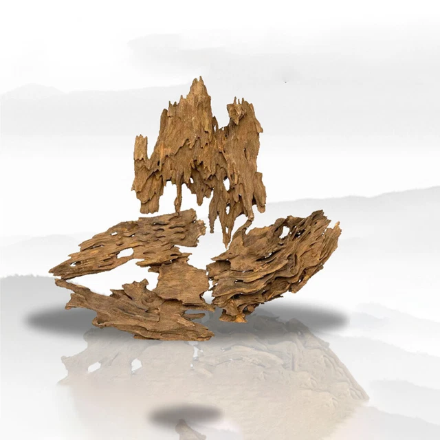 Aquarium Driftwood Shrimp Wood Fish Tank Microscape Statue Ornament Scenery Home 2