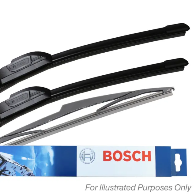 Fits Land Rover Discovery MK4 Box Bosch Aerotwin Retro Front & Rear Wiper Blades