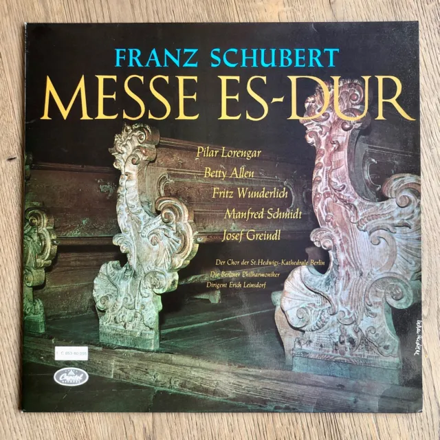 Schubert: Messe Es-Dur D. 950 | Fritz Wunderlich, Pilar Lorengar u.a. | LP EX