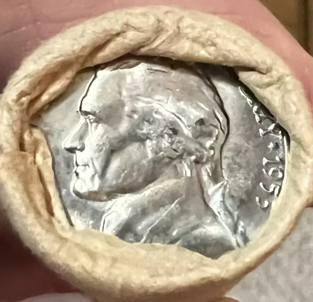 1953 S Jefferson *Brilliant Vintage *Rare Nickel Roll*Never Opened *Watch Video*