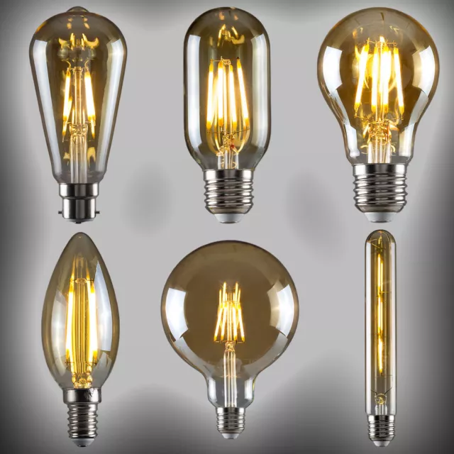Antique Style Edison Vintage LED Light Bulbs Industrial Retro Lamps B22 or E27 2