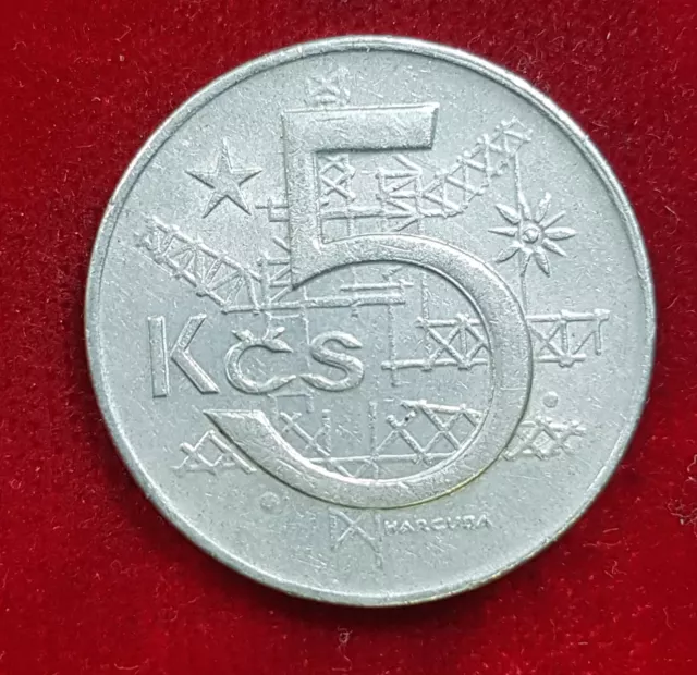 5 Koron Korun Koruna Kronen 1974 Tschechien Tschechoslowakei KCS