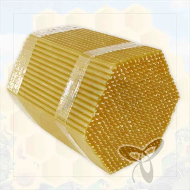 175g. Beeswax natural candles 5.9" high Quality свечи воск (about 50 ps.)