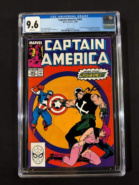 Captain America #363 CGC 9.6 (1989) - Crossbones app - Vegabond backup story