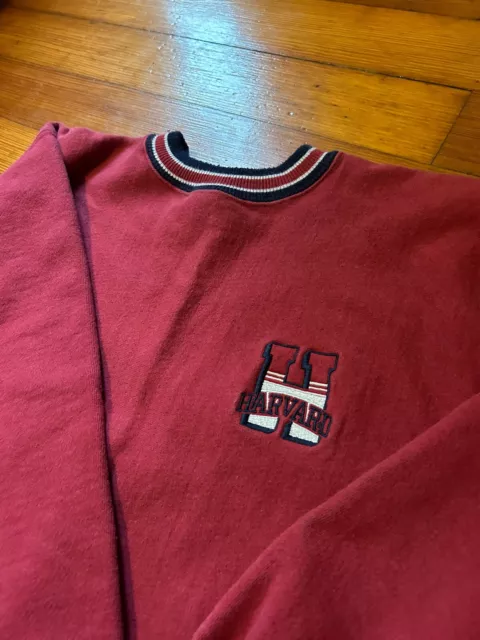 VINTAGE 90S CHAMPION Reverse Weave Harvard Crewneck XL Sweatshirt ...