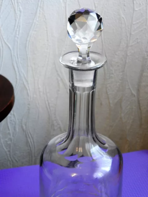 ancienne carafe à vin eau en cristal taille 10742 BACCARAT BOUTEILLE  85 CL