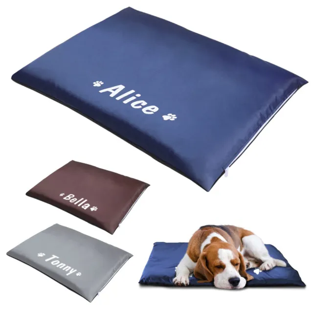 Dog Bed Crate Pad for Large Dogs Plush Soft Washable Anti-Slip Pet Pillow Mat