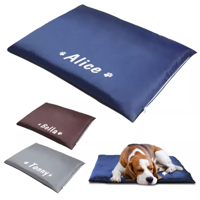 Dog Bed Crate Pad for Large Dogs Plush Soft Washable Anti-Slip Pet Pillow Mat