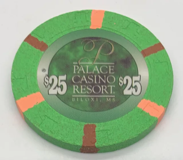 $25 Casino Chip - Palace Casino Resort - Biloxi, MS - Paulson H&C