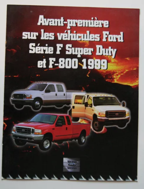 FORD F Super Duty F800 1999 dealer brochure - French - Canada  ST501000818