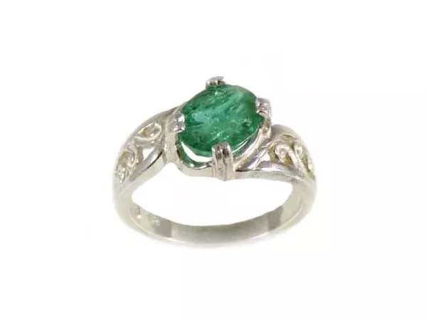 Emerald Ring Ancient Islam Holy Gem 19thC Antique Siberia Engraved Koranic Verse