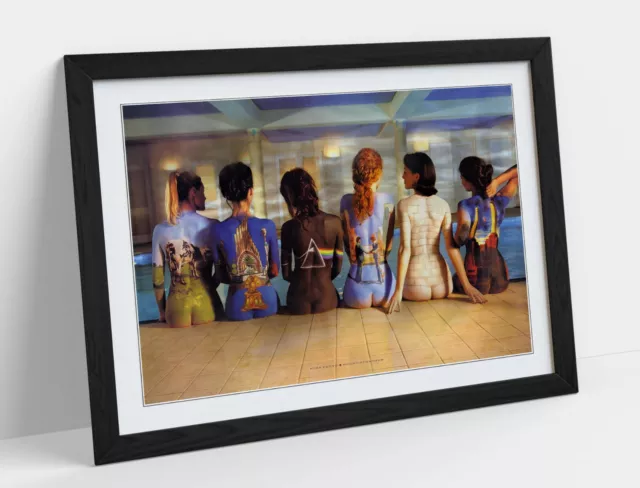 Pink Floyd Painted Back Catalogue -Art Framed Poster Picture Print Artwork-