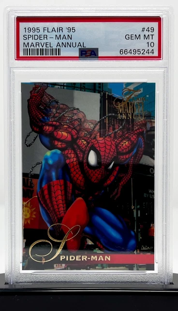 1995 Flair Marvel Annual Spider-Man (#49) PSA 10 Gem Mint (Population 20)