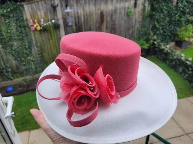 Cappello Matrimonio Eastex Fiore Rosa Madre Sposa Corse Cocktail Matrimonio Formale