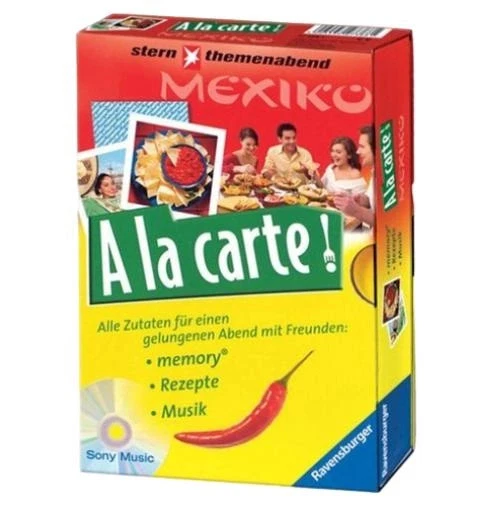 Ravensburger 273898 A La Carte Italien Themenabend-Set, Mit Memory-Spiel, Rezeptbuch & Musik-CD