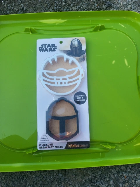 Moldes de silicona para desayuno de huevos y panqueques de Star Wars The Mandalorian 2