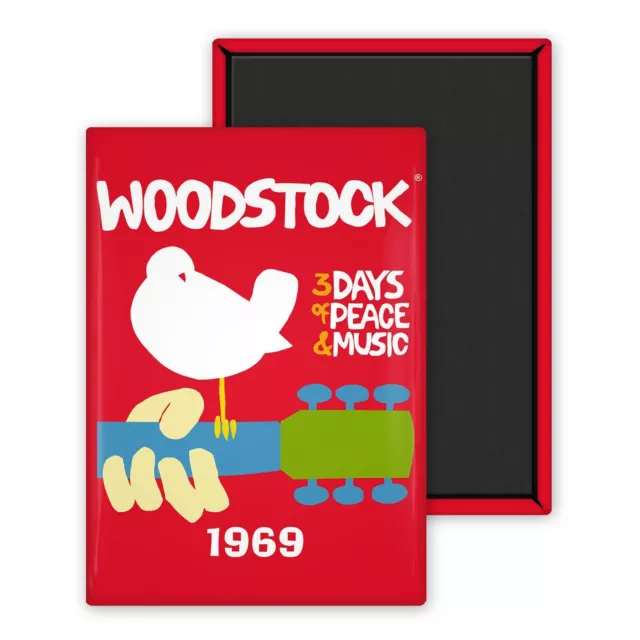 Woodstock 3 Days of Peace & Music 1969-Magnet Frigo 54x78mm personnalisé