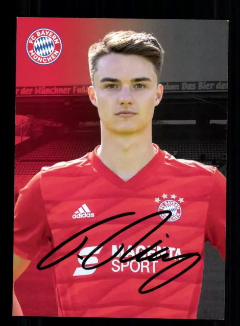 Theo Rieg Autogrammkarte Bayern München Amateure 2019-20 Original Signiert