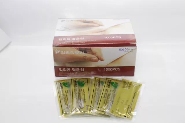 HANSOL Disposabale Acupuncture Needles 1000PCS