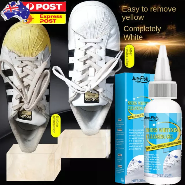 Shoe Cleaner Kit Sneaker Tennis Leather White Shoes Cleaning Gel All Footwear AU