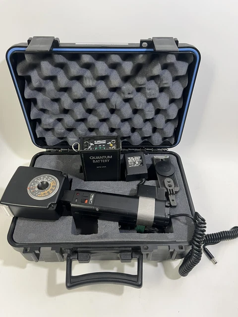 Metz 45 CT1 CT 1 Electronic Handle Mount Flash W/ Sync Cable And Battery Case