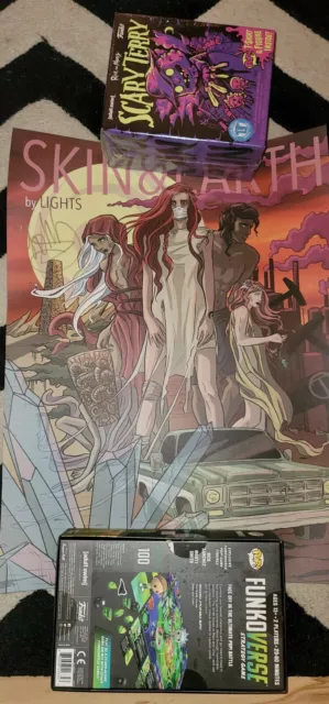 LIGHTS SKIN & EARTH SIGNED SDCC 18" x 24" POSTER!