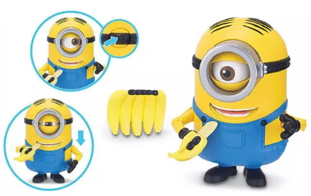 Minions Action Figur XXL 12cm Minion Stuart Banana Funktion Geschenk