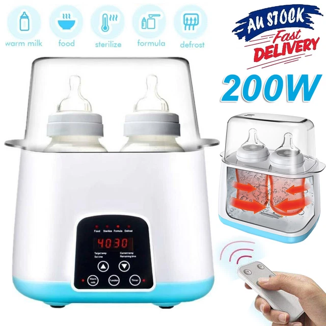 8IN1 Baby Bottle Warmer Steam Sterilizer Food Breastmilk Heater Machine W/ Timer
