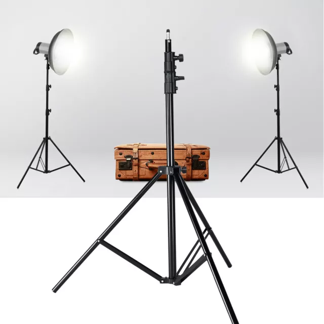 Rack Lega Alluminio Studio Fotografico Buffer Molla Supporto Luce Regolabile Treppiede SDS