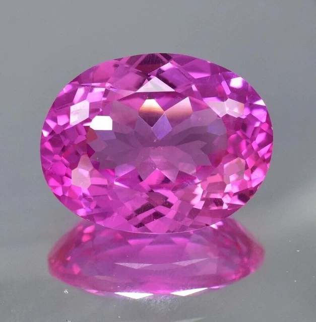 Pietra Rosa PIETRA PREZIOSA SFUSA con zaffiro rosa naturale impeccabile a taglio ...