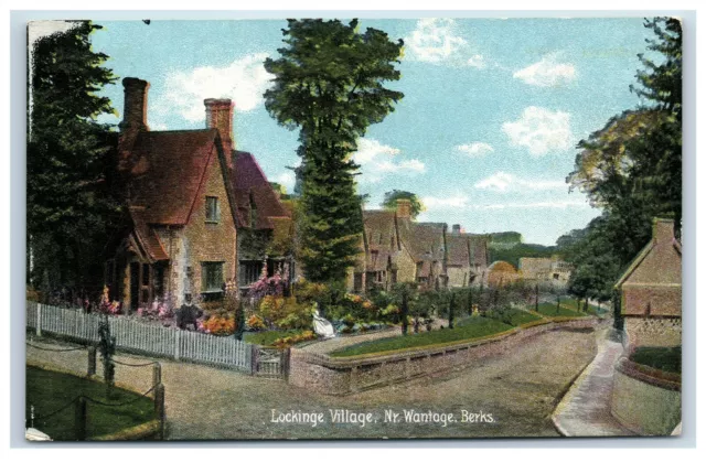 Postcard Lockinge Village near Wantage Berkshire