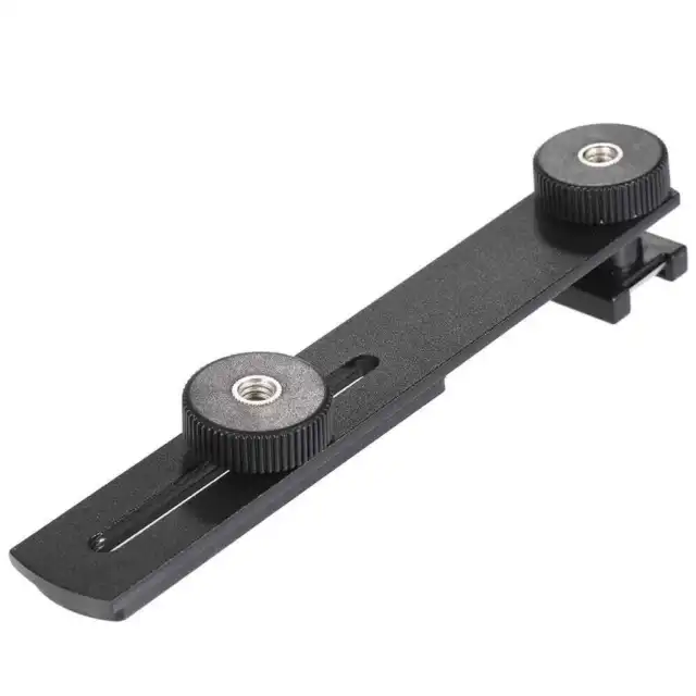 BOYA BY-C01 Universal Bracket with Additional Cold-Shoe and 1/4" Screw Mount for
