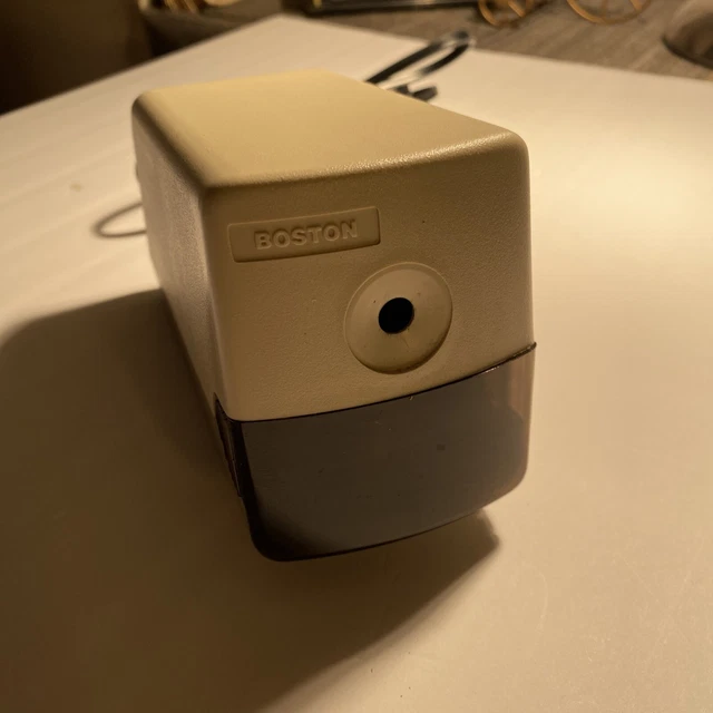 Vintage Boston Electric Pencil Sharpener Model 19 Listed 296A - zad