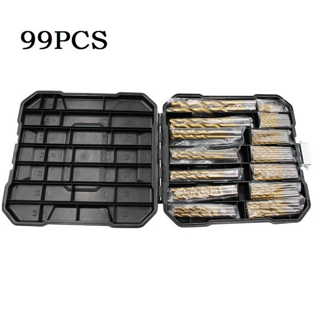 Drill Bit Power Tools With Storage Case For Wood Metal Metal Hole Grooving