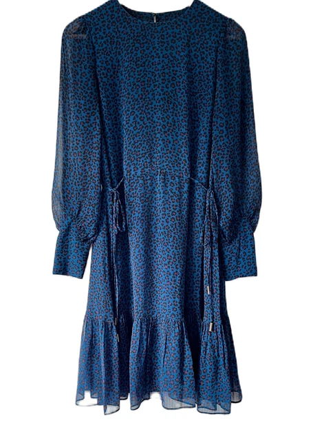 L.K.BENNETT GABRIEL PRINT Dress Pri Blue Animal size 6 BNWT 40.00 PicClick UK