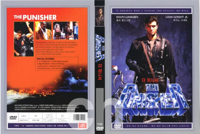 THE PUNISHER (1990) - Mark Goldblatt, Dolph Lundgren, Louis Gossett Jr.  DVD NEW
