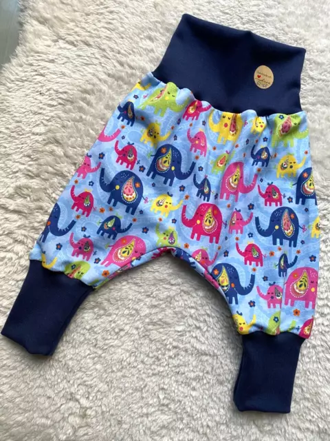 ♥ Baby Pumphose ♥ Gr. 62 - 68 NEU Handmade *Elefanten*