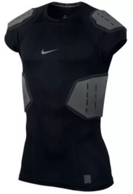 NIKE PRO COMBAT Hyperstrong Compression 2 Pad Rib Football Shirt NEW Mens  Sz 2XL $50.32 - PicClick