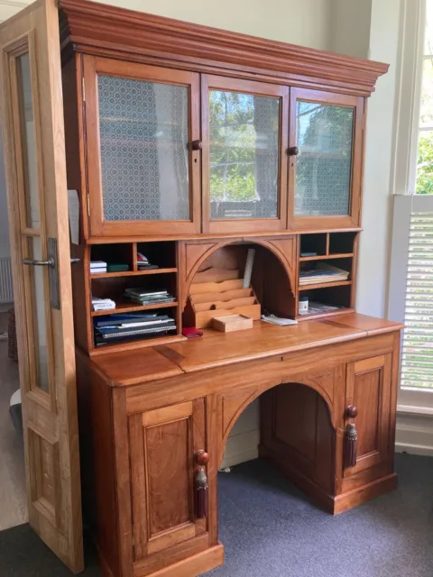 Antique Victorian Cedar Clerk's Desk